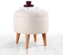 Atelier Del Sofa Puf Bohemio Cream
